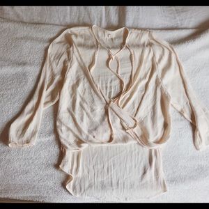 Urban Outfitters Cream Blouse Top